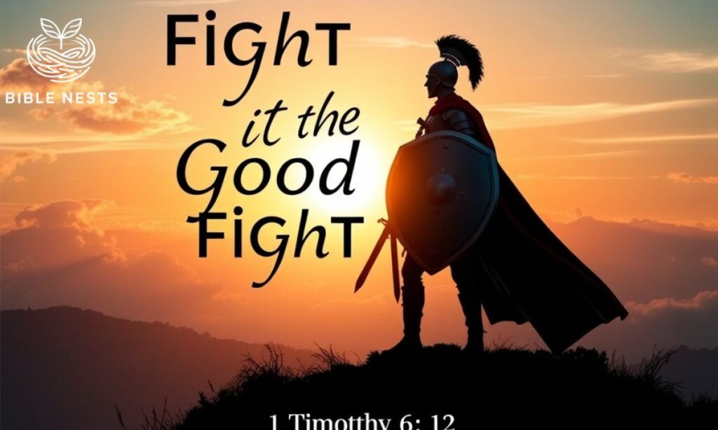 1 Timothy 612 – Encouragement To Fight The Good Fight
