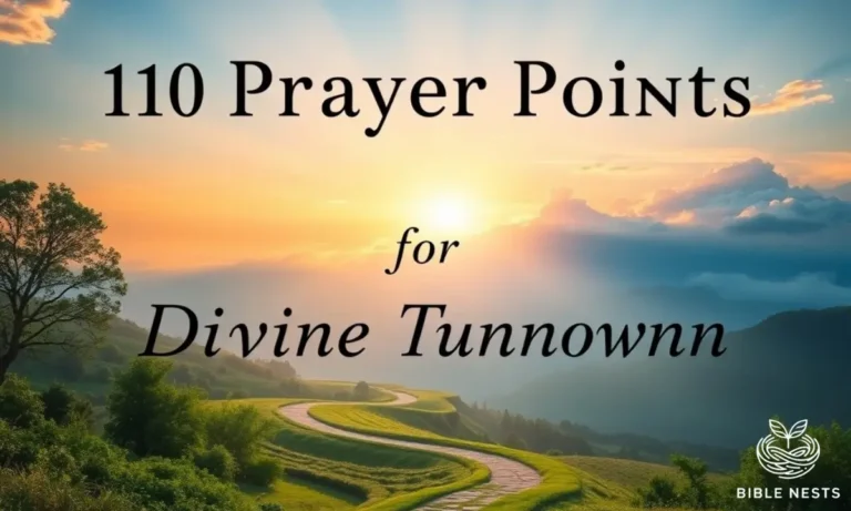 110 Prayer Points for Divine Turnaround