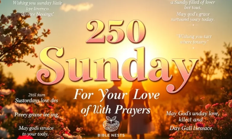 250 Happy Sunday Beautiful Message For Your Love With Prayers