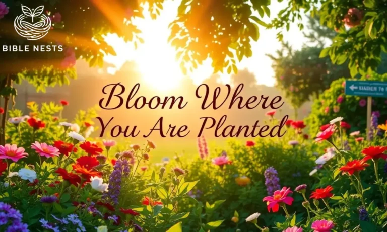 60 Bible Verses Encouraging You to Bloom Where You Are Planted