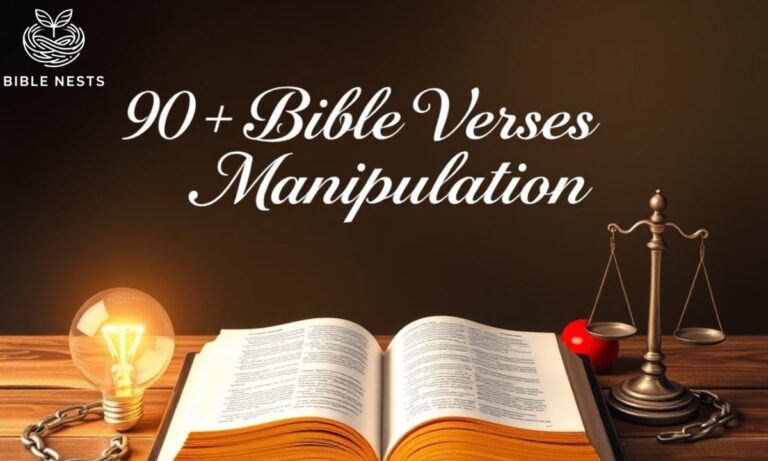 90+ Bible Verses About Manipulation