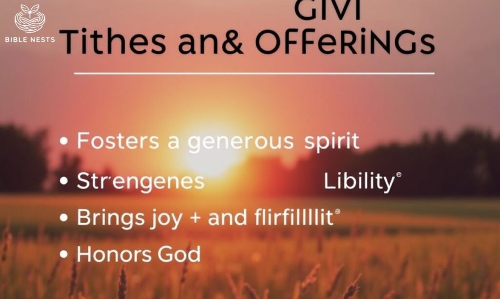 Benefits Of Giving Tithes And Offering