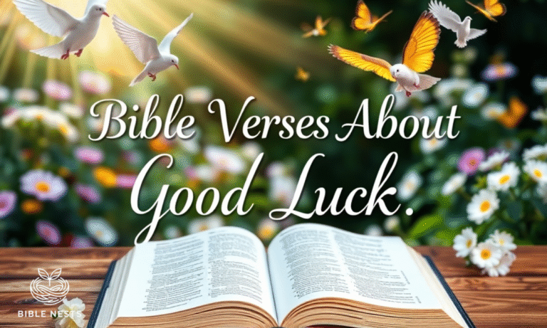 Bible Verses About Good Luck Prayers