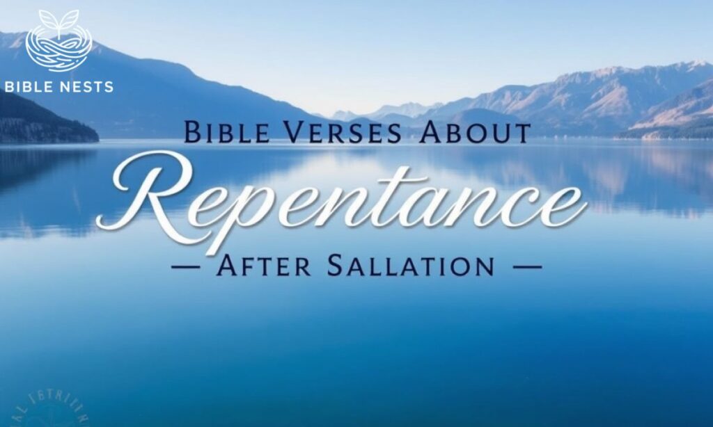 Bible Verses About Repentance – After Salvation