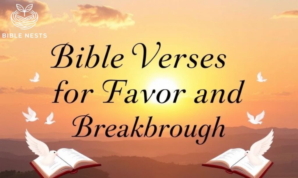 Bible Verses For Favor And Breakthrough