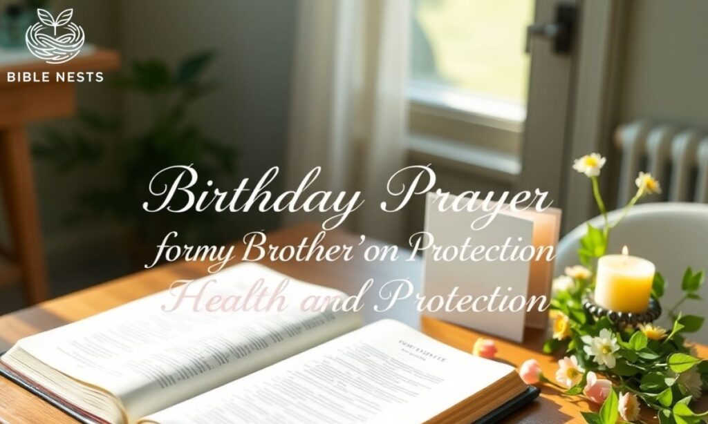 Birthday Prayer for My Brother's Health and Protection