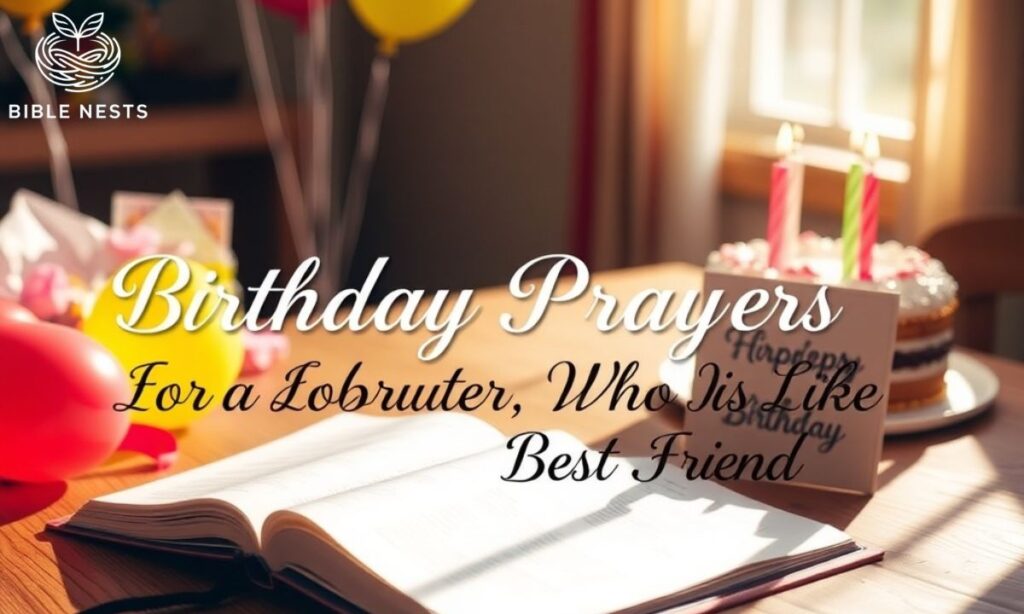 Birthday Prayers for a Brother Who Is Like a Best Friend