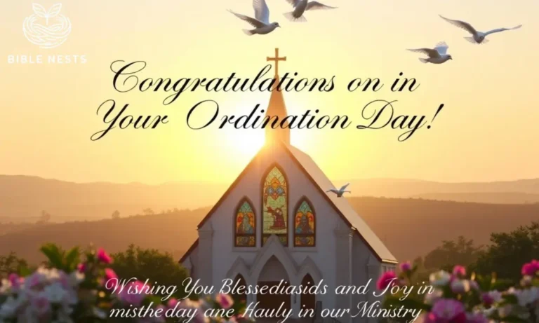 Congratulatory Happy Ordination Day Wishes Quotes For Priest and Pastor