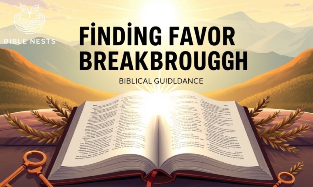 Finding Favor and Breakthrough Biblical Guidance