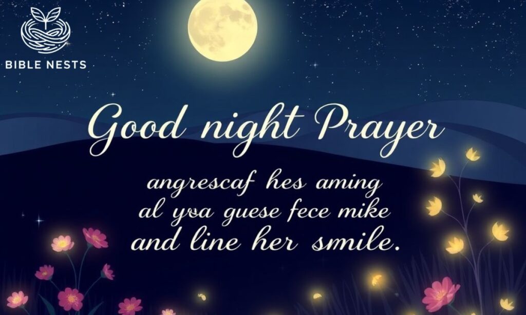 Good Night Prayer for My Love to Make Her Smile