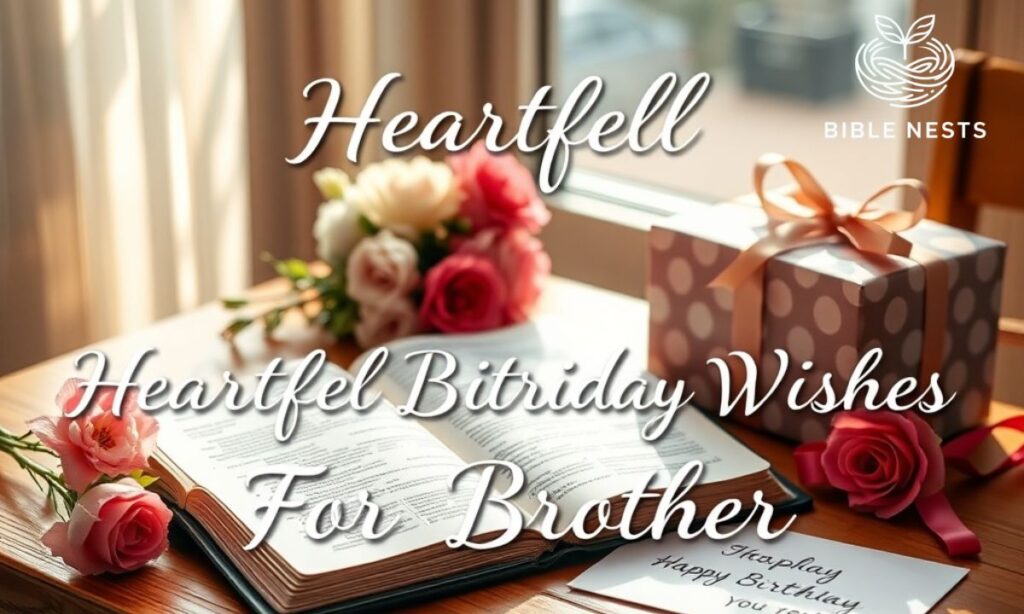 Heartfelt Birthday Wishes For Brother