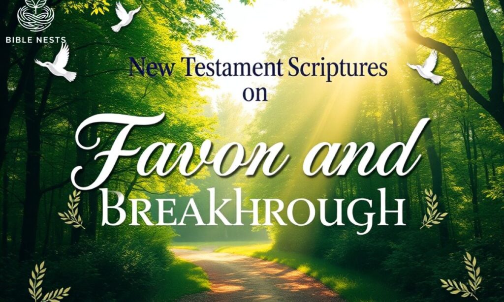 New Testament Scriptures on Favor and Breakthrough