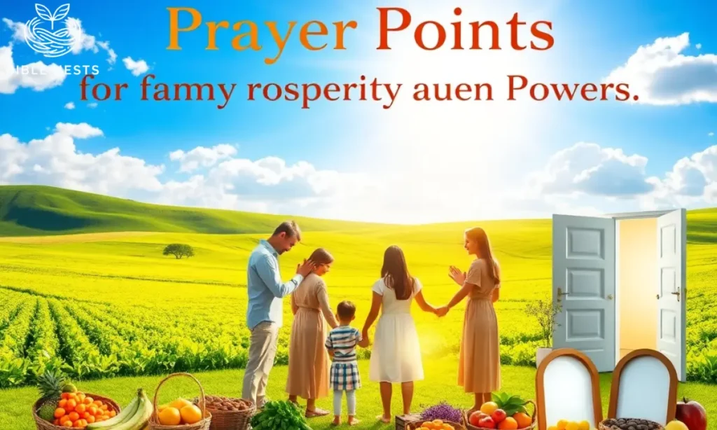 Prayer Points for Family Prosperity and Open Doors