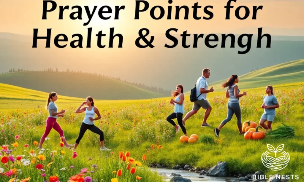 Prayer Points for Health & Strength