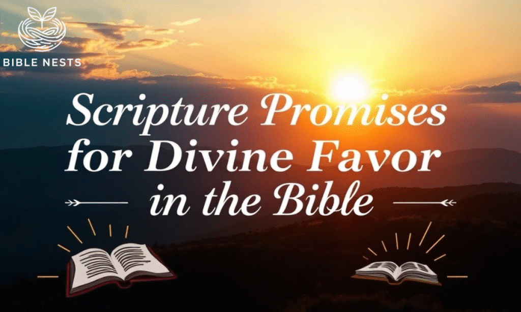 Scripture Promises for Divine Favor in the Bible