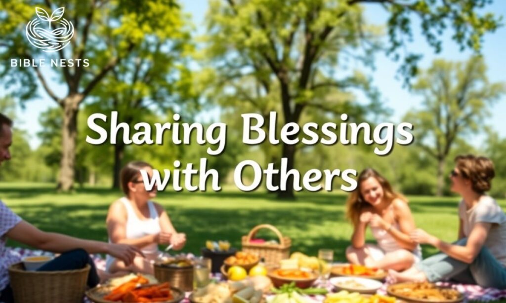 Sharing Blessings with Others