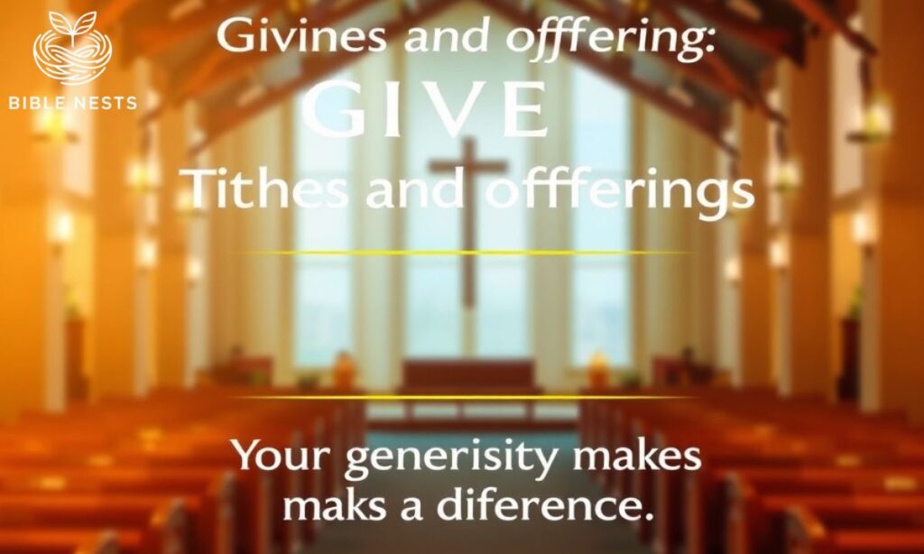 Short Exhortation About Giving Tithes And Offering