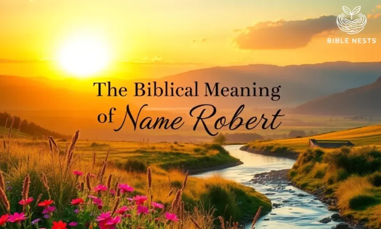 Biblical Meaning of Name Robert