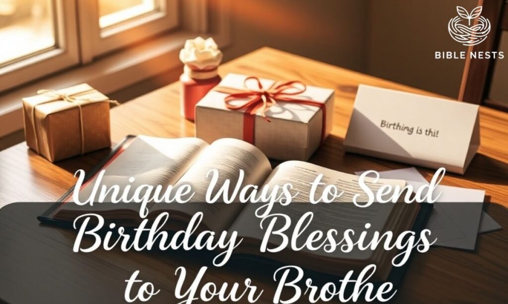 Unique Ways to Send Birthday Blessings to Your Brother