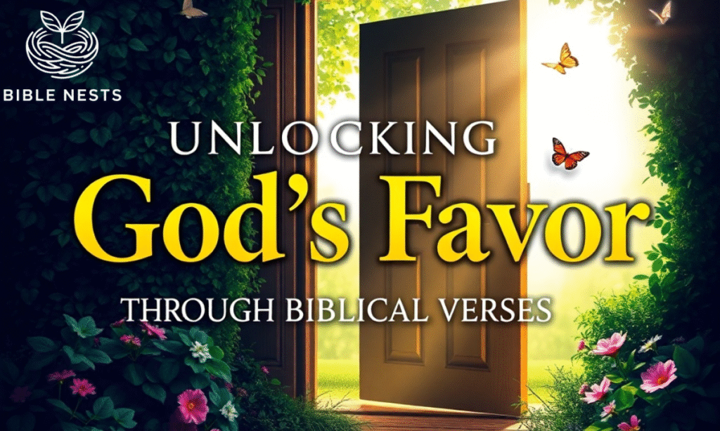 Unlocking God's Favor Through Biblical Verses