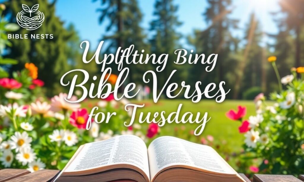 Uplifting Bible Verses for Tuesday
