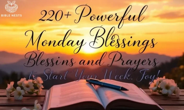 220+ Powerful Monday Blessings and Prayers to Start Your Week with Joy