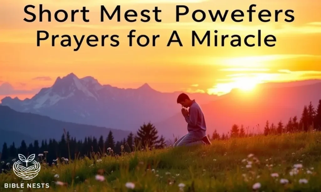 5 Short Most Powerful Prayers for A Miracle