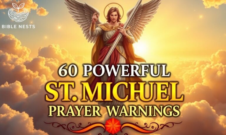 60 Powerful St Michael Prayer Warnings