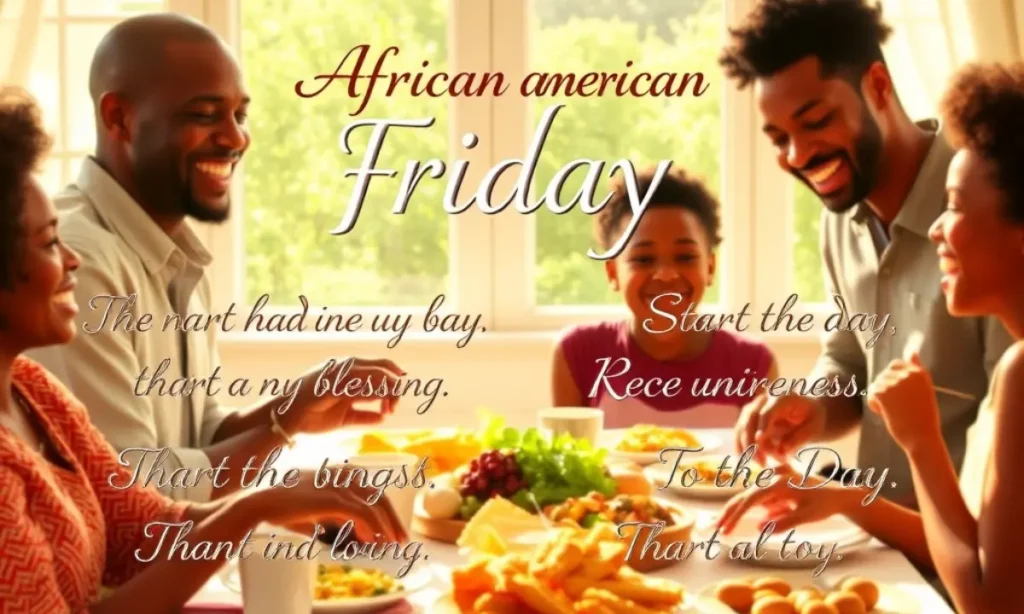 African American Friday Blessings to Start the Day 