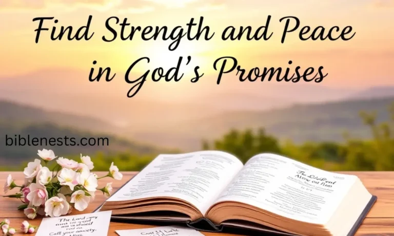 Bible Verse for Today Morning – Find Strength and Peace in God’s Promises
