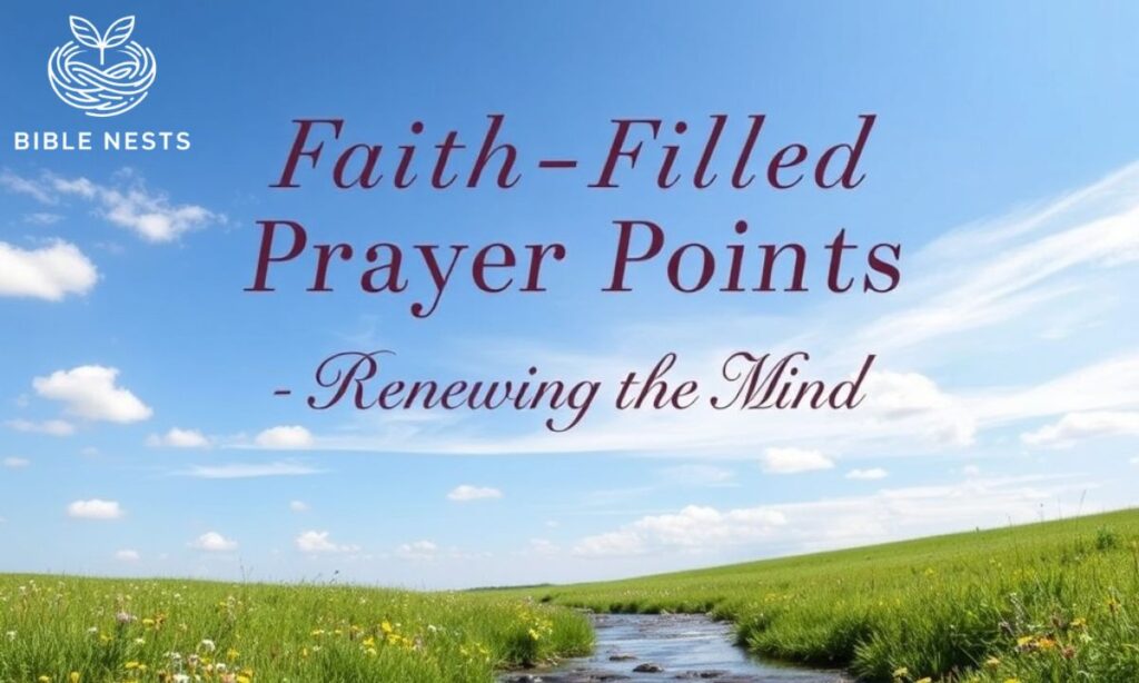 Faith-Filled Pornography Prayer Points for Renewing the Mind