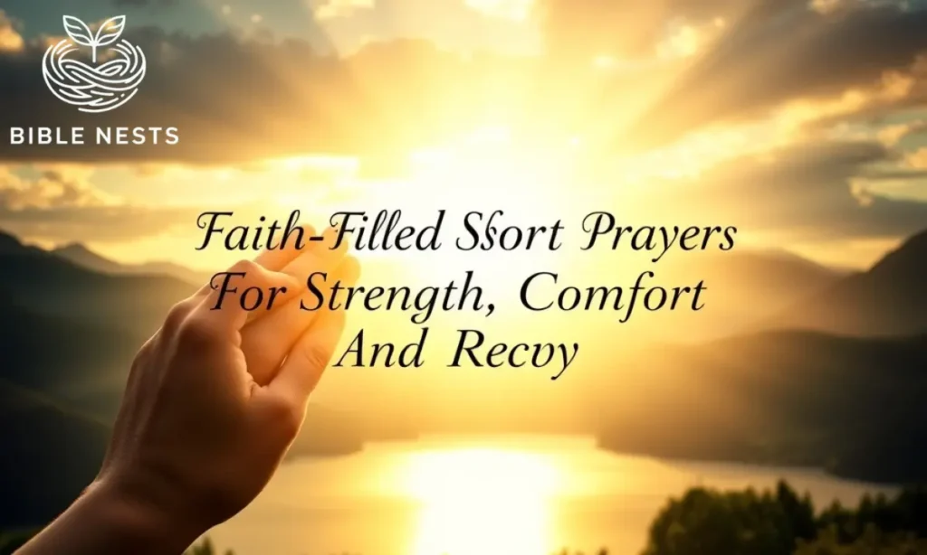 Faith-Filled Short Prayers For Strength, Comfort, And Recovery