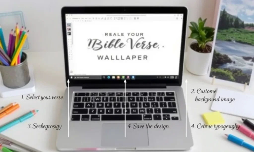 How to Create Your Own Bible Verse Laptop Wallpaper