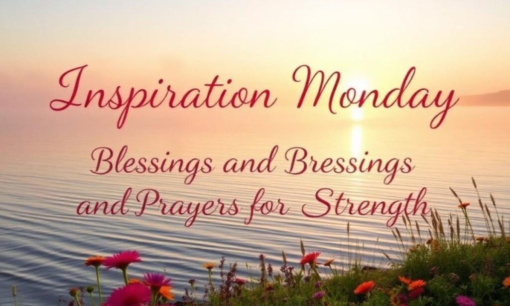 Inspirational Monday Blessings and Prayers for Strength