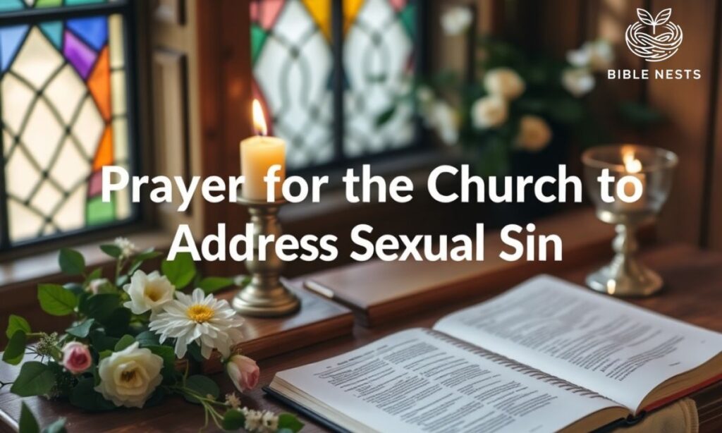 Prayer for the Church to Address Sexual Sin