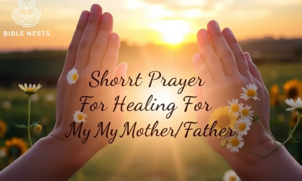 Short Prayer For Healing For My Mother Father 