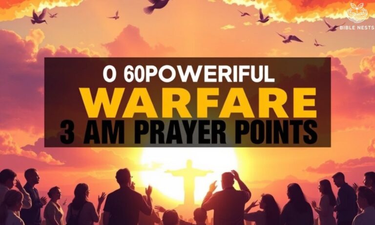 60 Powerful Warfare 3 AM Prayer Points