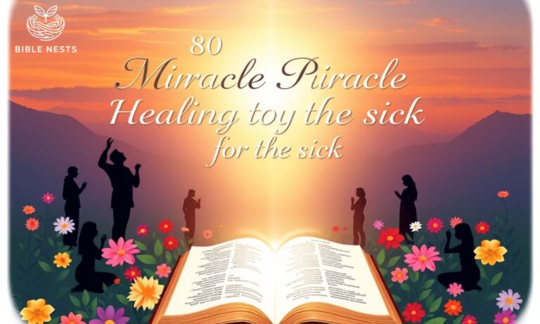 80 Effective Miracle Healing Prayer for the Sick