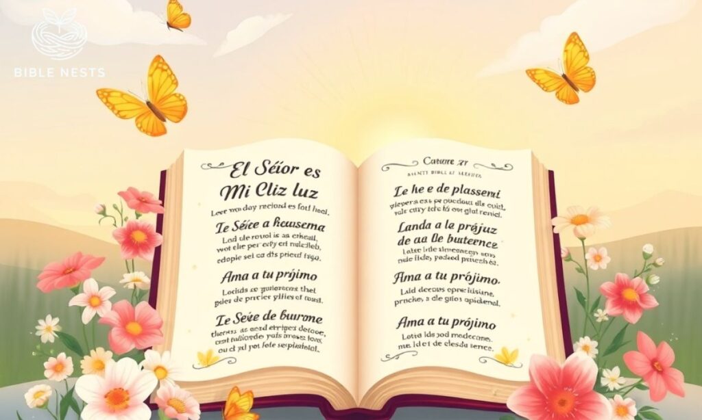 A Selection of Short Bible Verses in Spanish