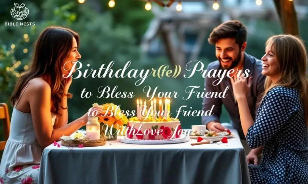 Heartfelt Birthday Prayers to Bless Your Friend With Love and Joy