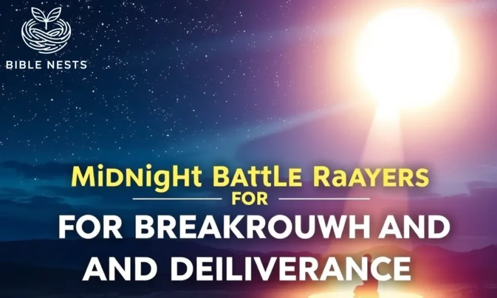 Midnight Battle Prayers for Breakthrough and Deliverance