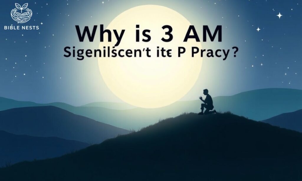 Why Is 3 AM Significant for Prayer