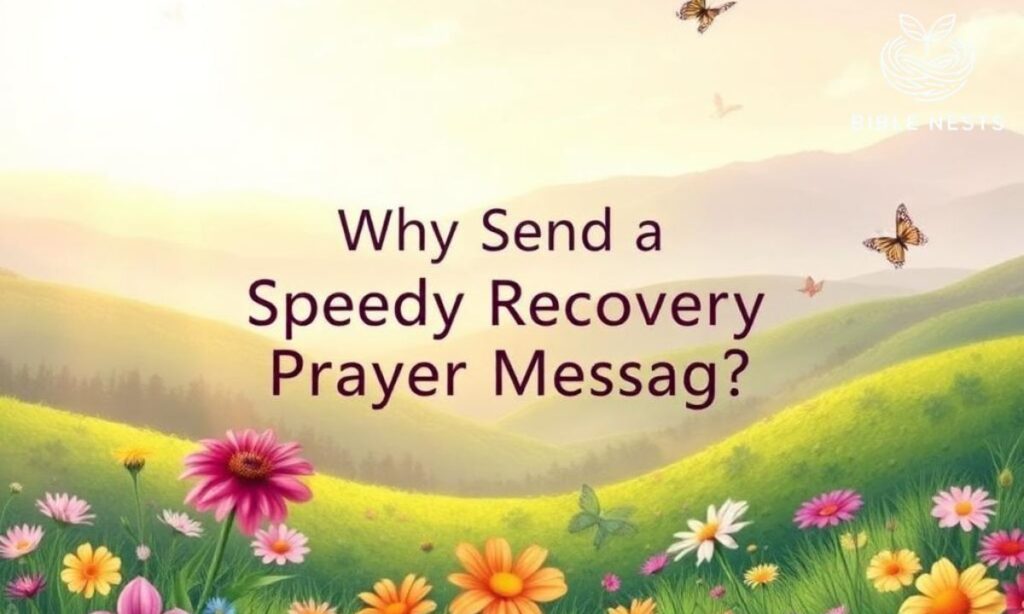 Why Send a Speedy Recovery Prayer Message