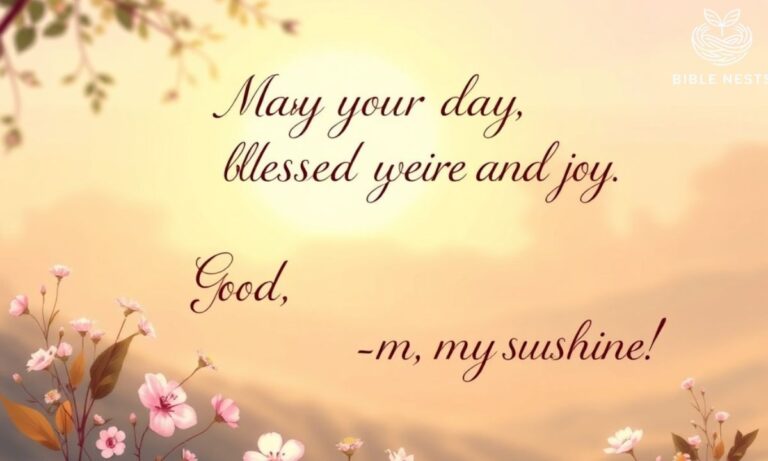 301 Sweet Good Morning Prayer Messages for Her to Start Her Day Blessed 