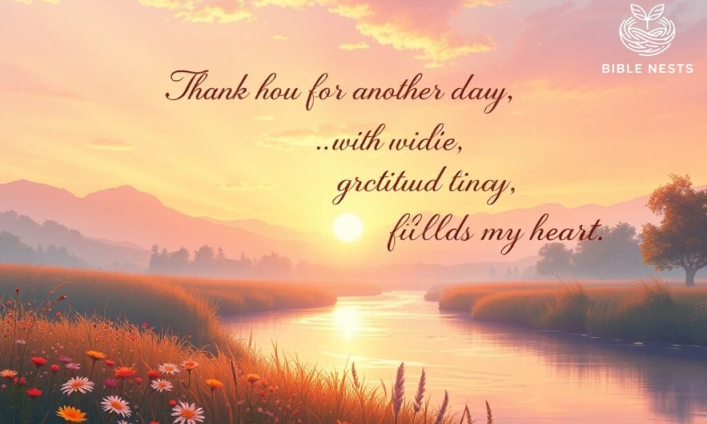 A Morning Prayer of Gratitude