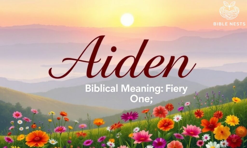 Aiden Name Meaning in Bible