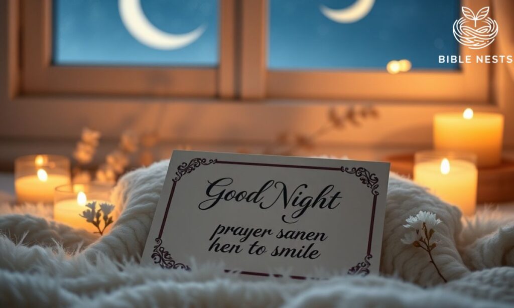 Good Night Prayer for Her to Smile