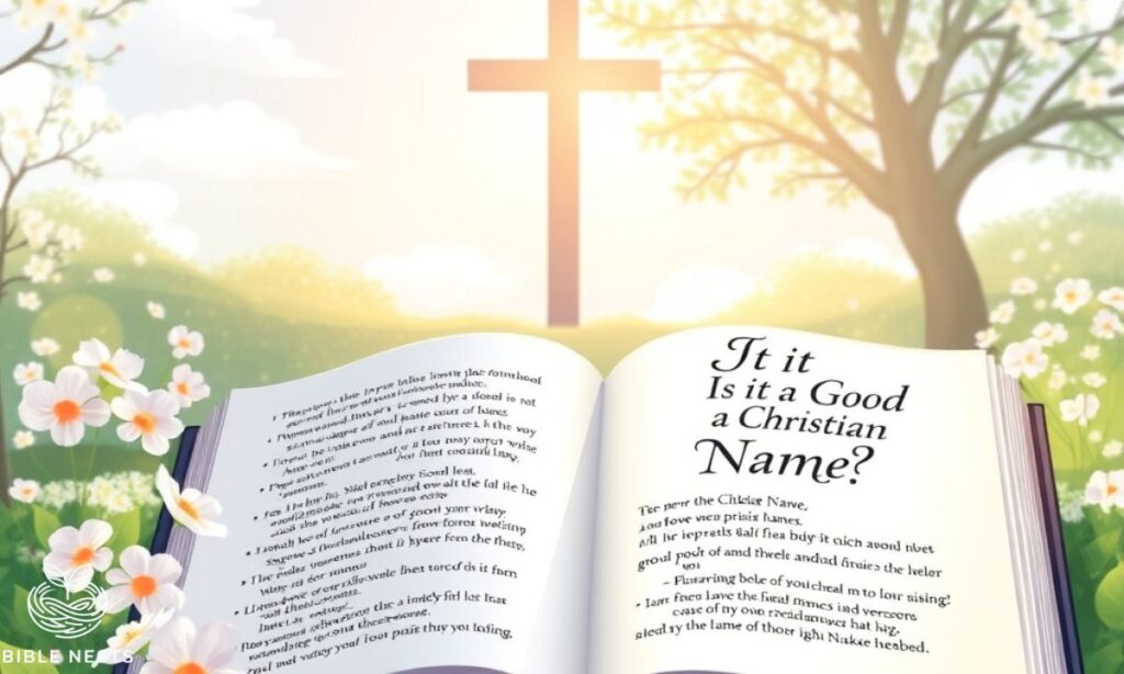 Is It a Good Christian Name?