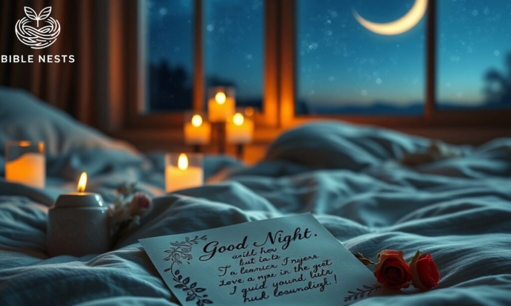Romantic Good Night Prayer Message for My Wife