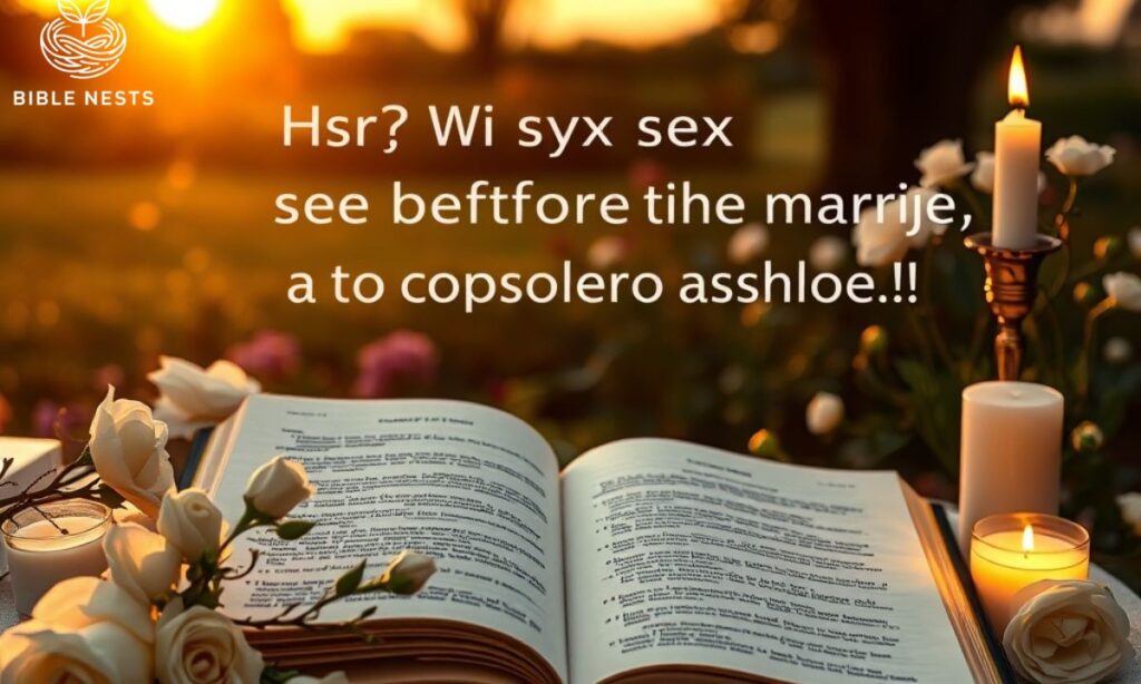 Why Is Sex Before Marriage a Sin